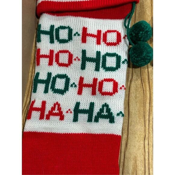 Kurt Adler Vintage Christmas Stockings-with Pom Pom-Lot of 2 FREE SHIP - Picture 2 of 7